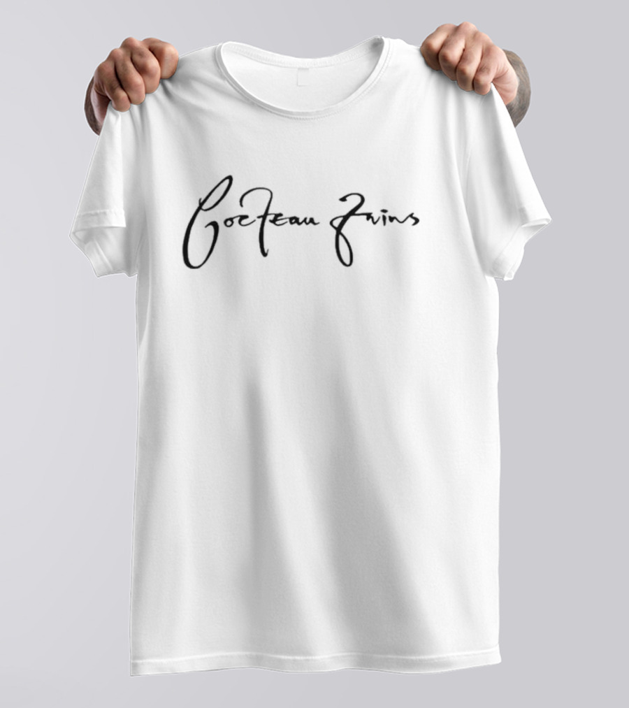 Cocteau Twins Victorialand Album Cover Black Script T-Shirt