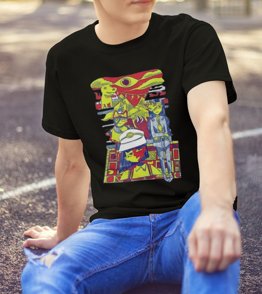 Fangamer Blood Hub MOTHER Boundaries Surreal Characters T-Shirt