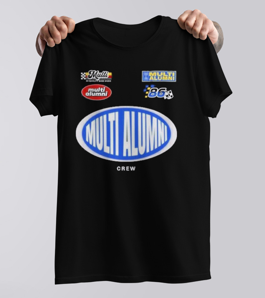 Big K.R.I.T. Multi Alumni Racing Crew 86 High-Quality Bass Music T-Shirt