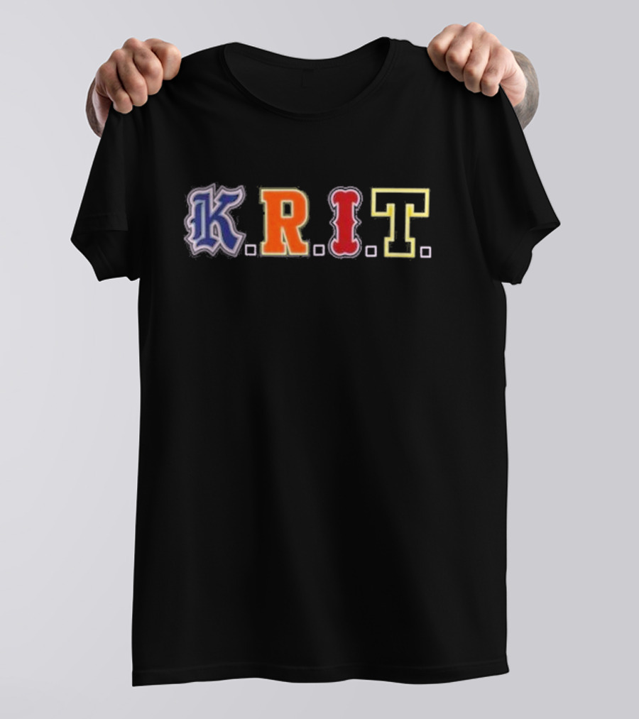 Big K.R.I.T. Varsity Style Multicolor T-Shirt