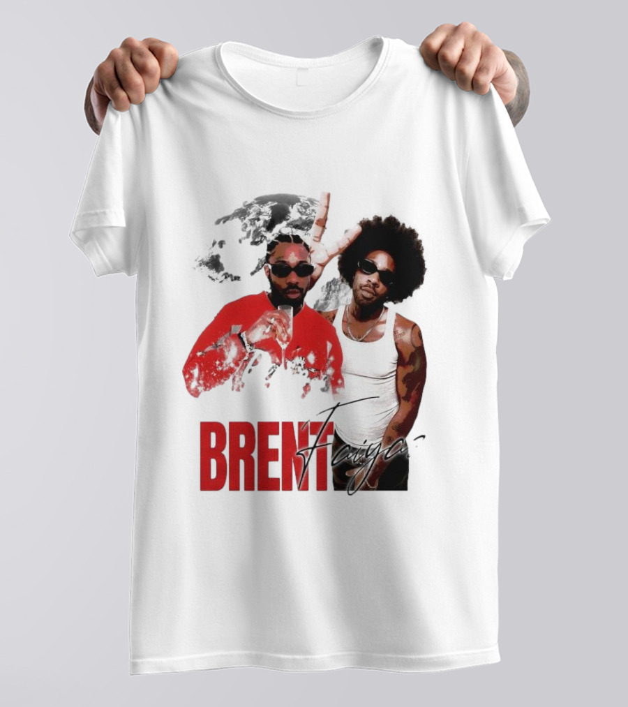 Brent Faiyaz Red Jacket And Tank Top T-Shirt