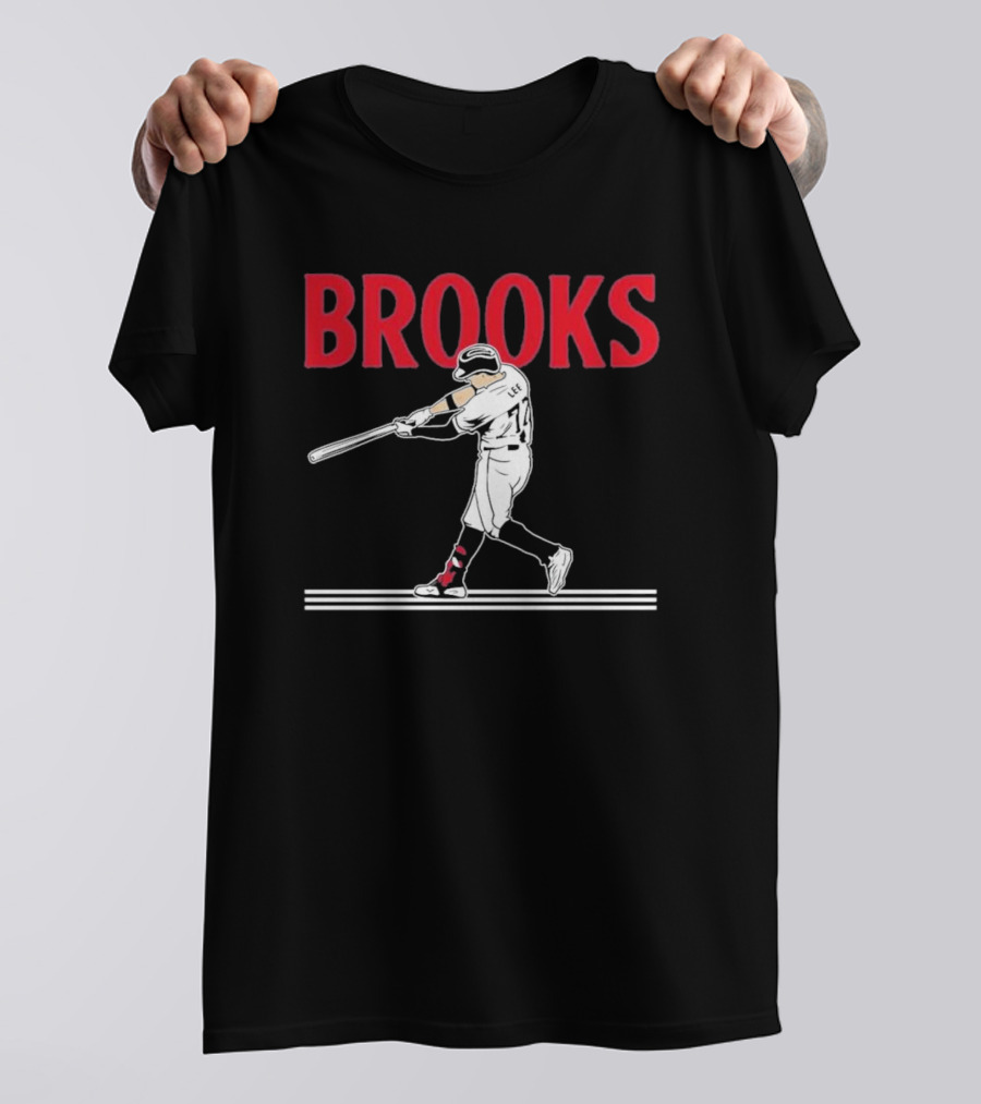Brooks Lee Baseball Slugger Swing T-Shirt