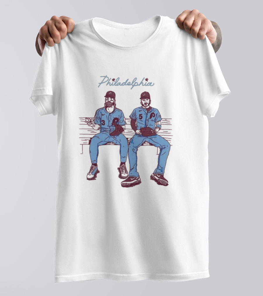 Philadelphia Bryce Harper Bryson Stott Baseball Duo T-Shirt