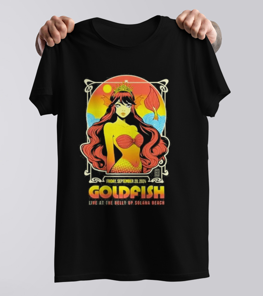 Goldfish Live At The Belly Up Solana Beach Friday September 20 T-Shirt