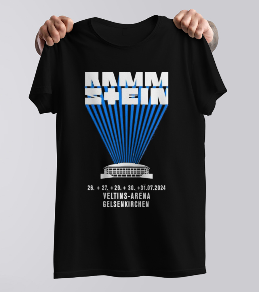 Rammstein Veltins-Arena Gelsenkirchen 26 27 29 30 31 07 T-Shirt