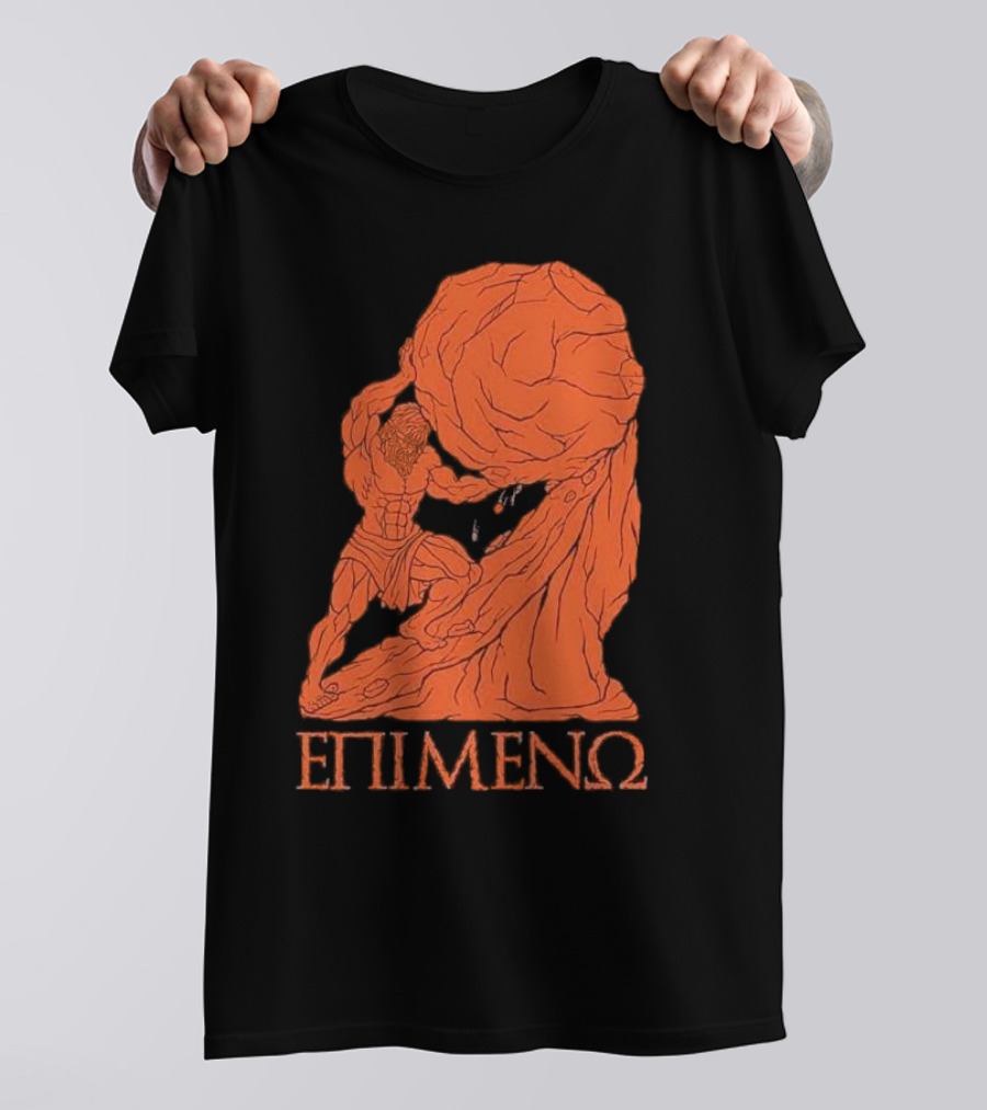 Raskolapparel Sisyphus Greek Mythology EPIMENΩ T-Shirt