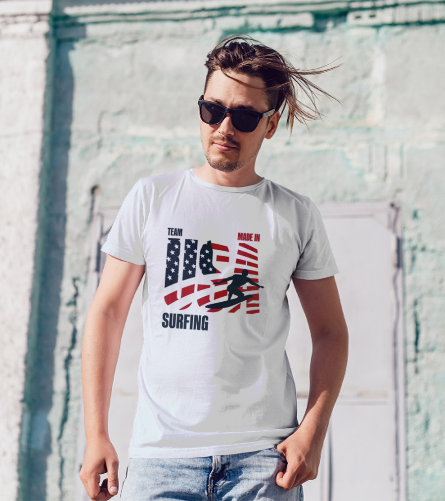 Team USA Surfing Made In Olympic T-Shirt