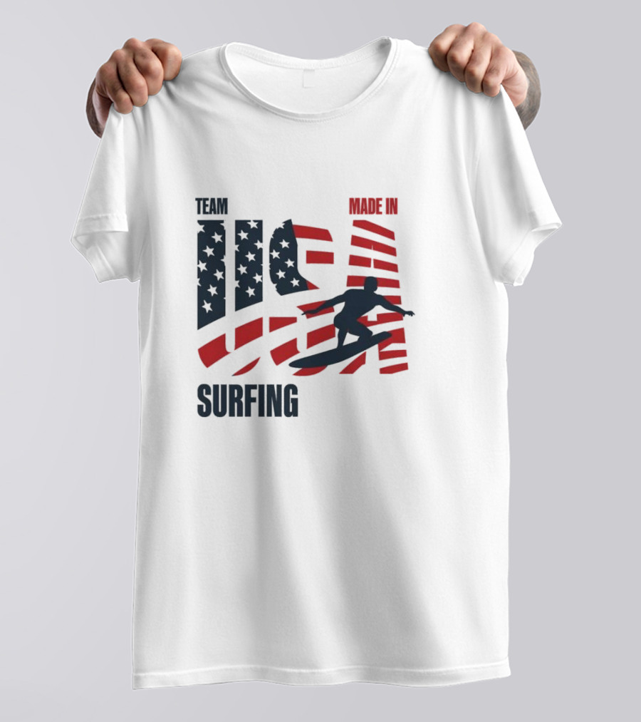 Team USA Surfing Made In Olympic T-Shirt
