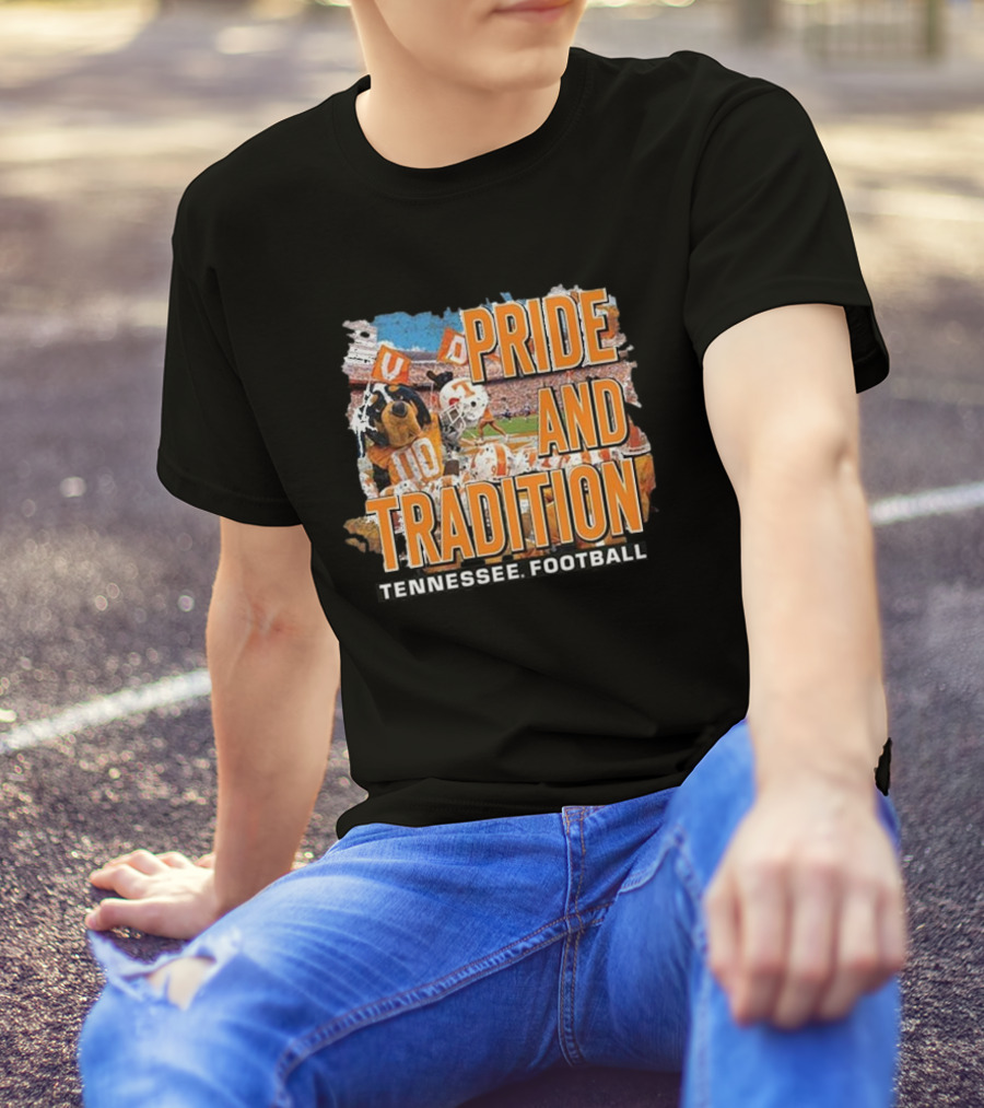 Tennessee Football Pride And Tradition Vols Stadium T-Shirt