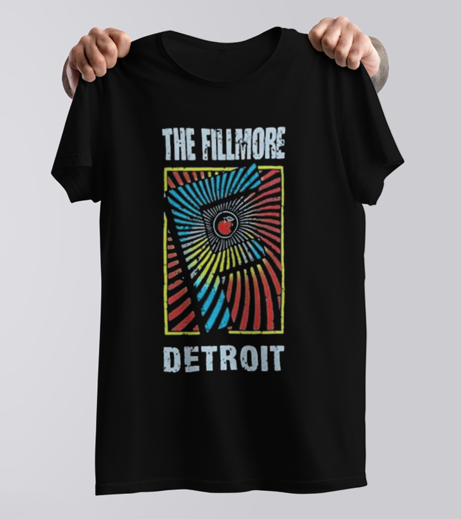 The Fillmore Detroit Spiral Rainbow T-Shirt