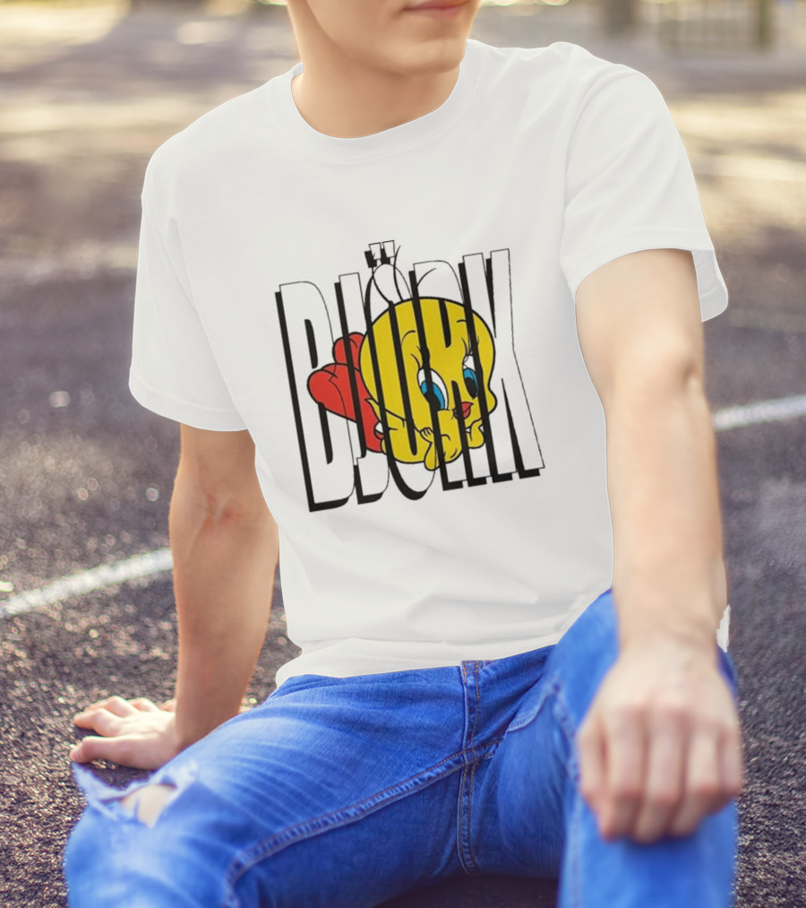 Björk Tweety Bird Mashup T-Shirt