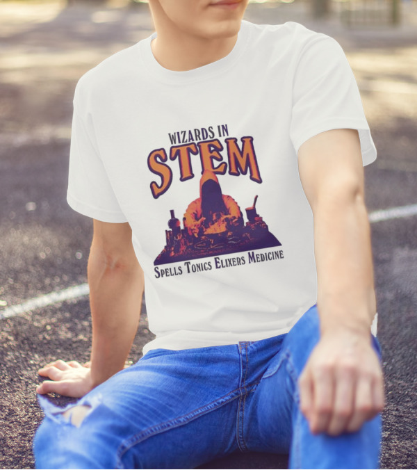 Wizards In STEM Spells Tonics Elixers Medicine T-Shirt