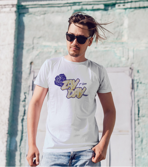 Zay Day 1St Ever Blue Rose T-Shirt