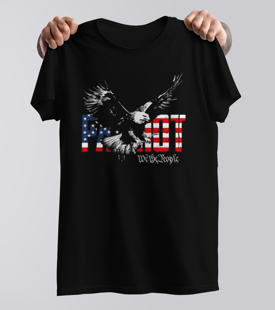 Patriot We The People Freebird Flag Eagle T-Shirt