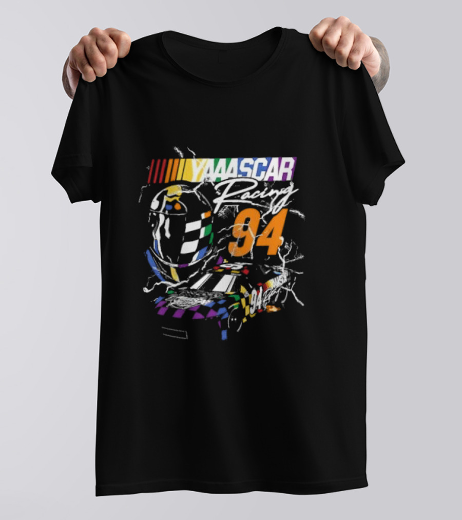 YAAASCAR Racing 94 NASCAR Checkered Flag Sports T-Shirt