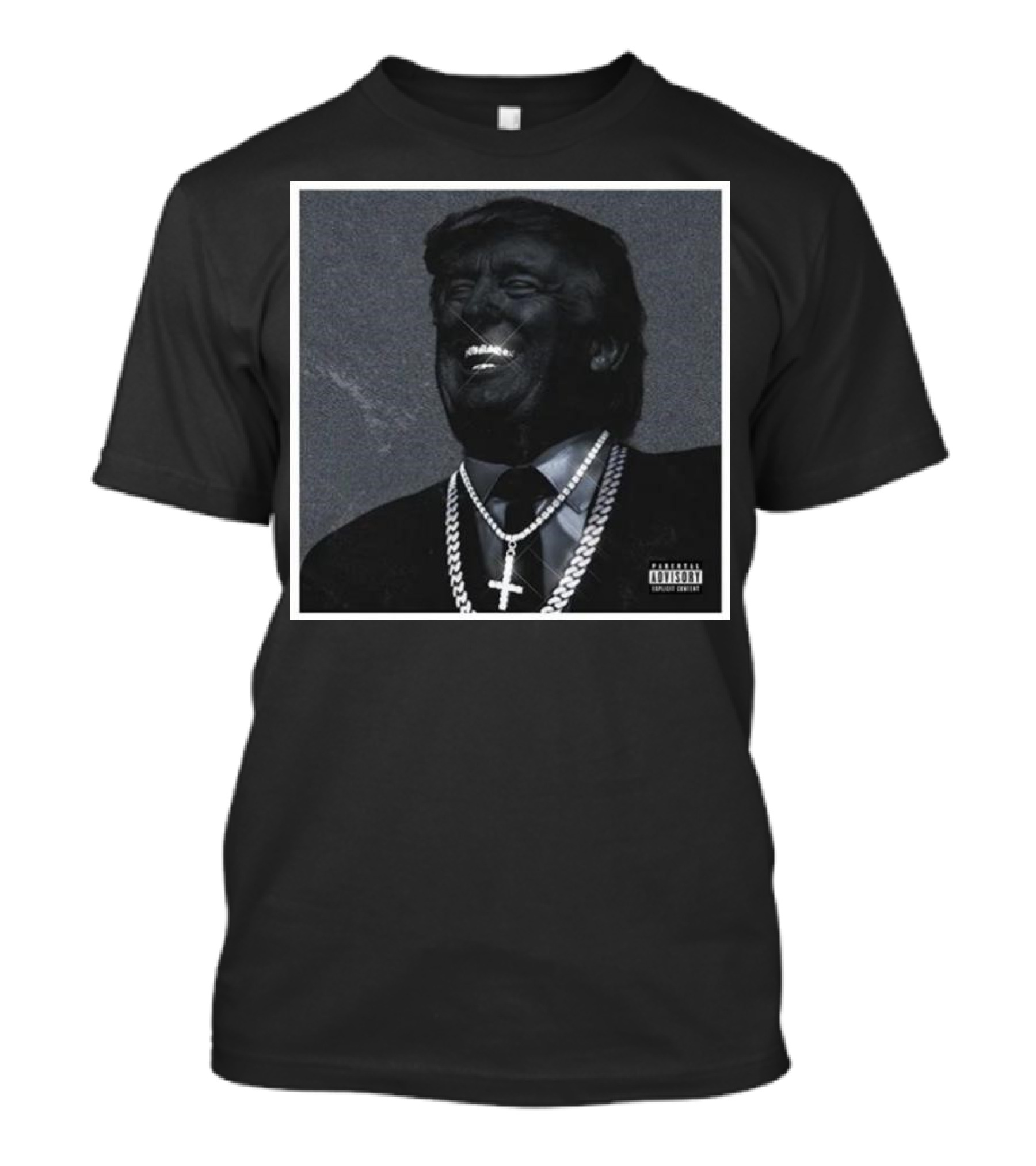 Donald Trump A Great Chaos Explicit Content Chains Cross T-Shirt