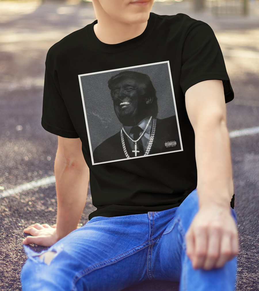 Donald Trump A Great Chaos Explicit Content Chains Cross T-Shirt