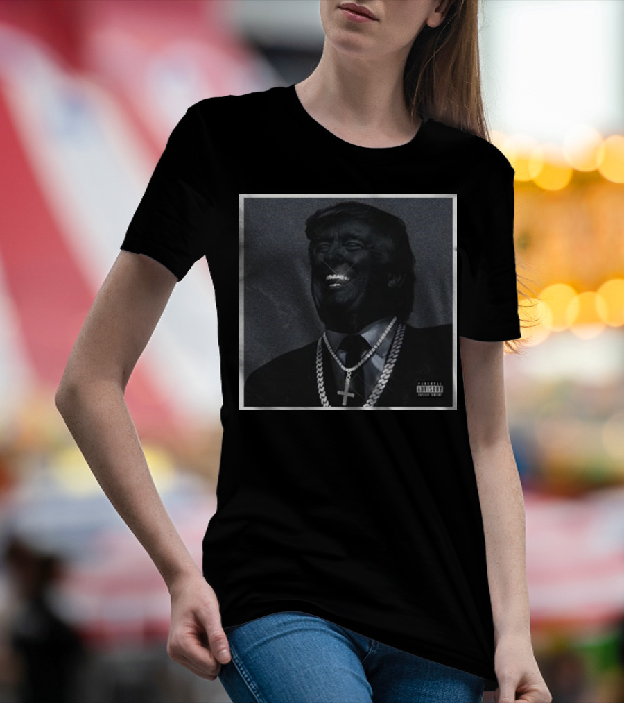 Donald Trump A Great Chaos Explicit Content Chains Cross T-Shirt