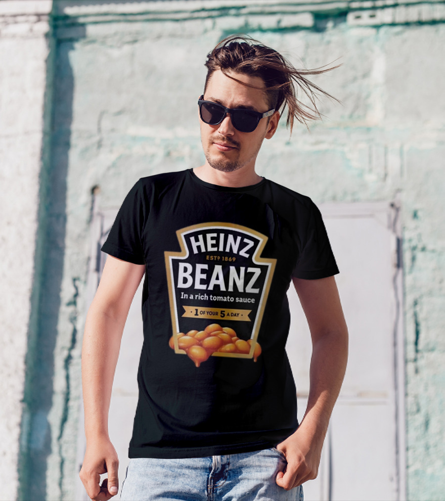 Heinz Beanz Est 1869 In A Rich Tomato Sauce 1 Of Your 5 A Day T-Shirt