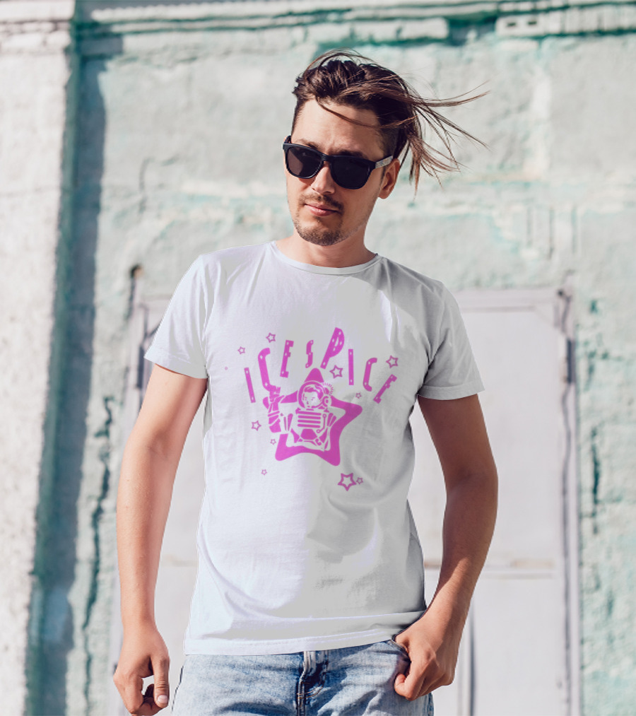 Ice Spice Astronaut With Stars Billionaire Boys Club T-Shirt