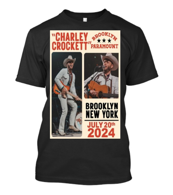 Charley Crockett Live At Brooklyn Paramount New York July 20th T-Shirt