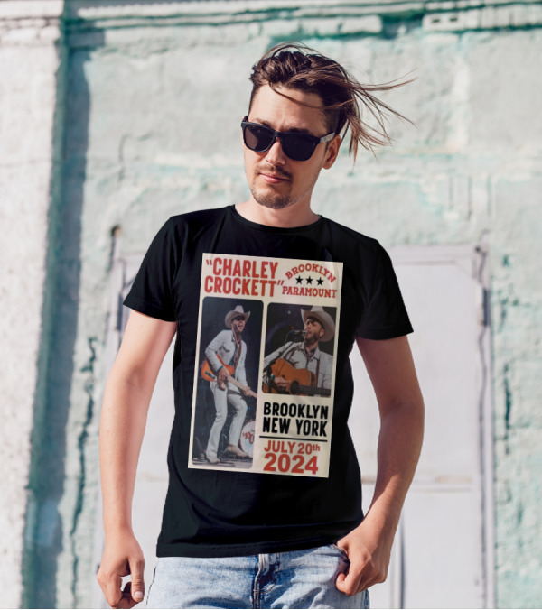 Charley Crockett Live At Brooklyn Paramount New York July 20th T-Shirt