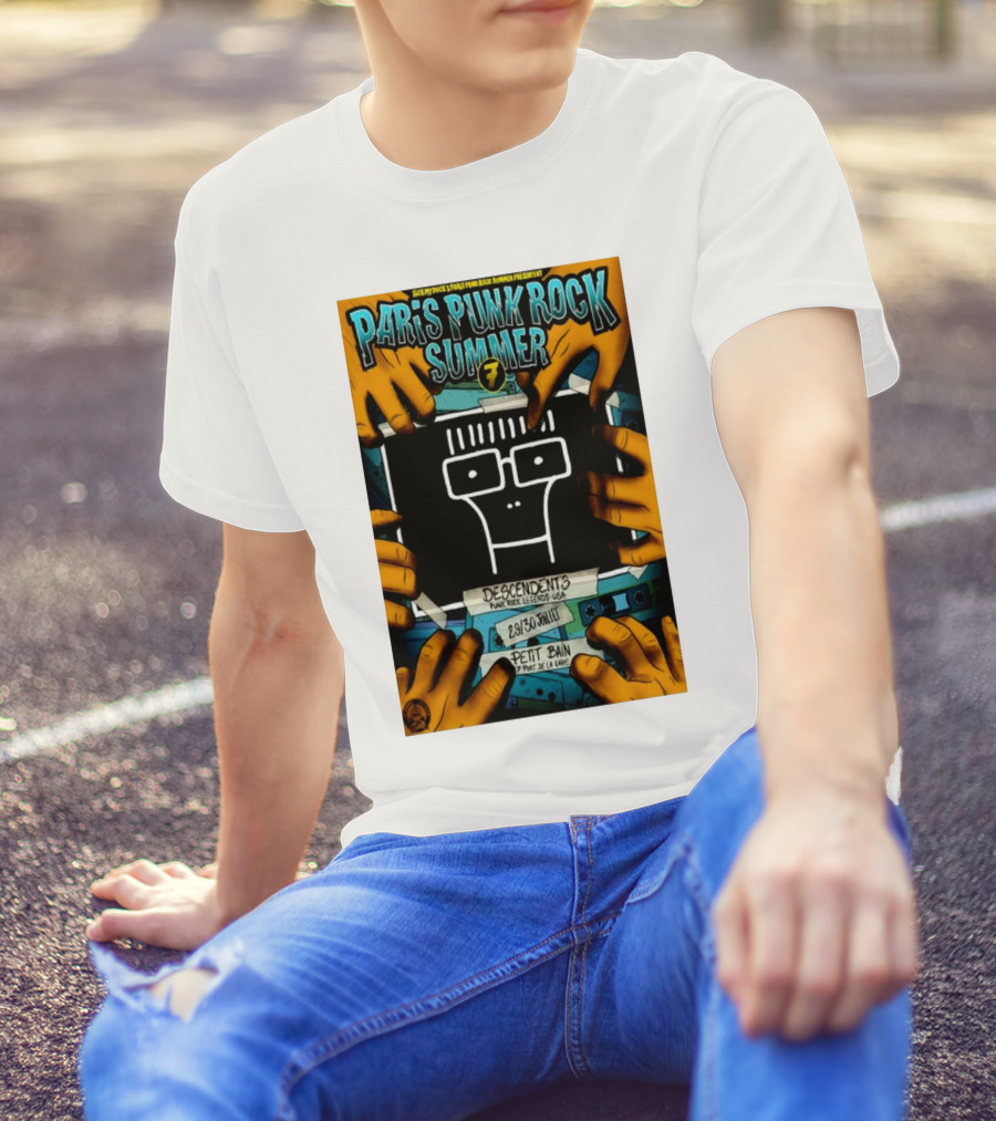 Petit Bain Paris Punk Rock Summer 7 2024 Descendents Jul 29-30 Punk Rock Legends USA T-Shirt