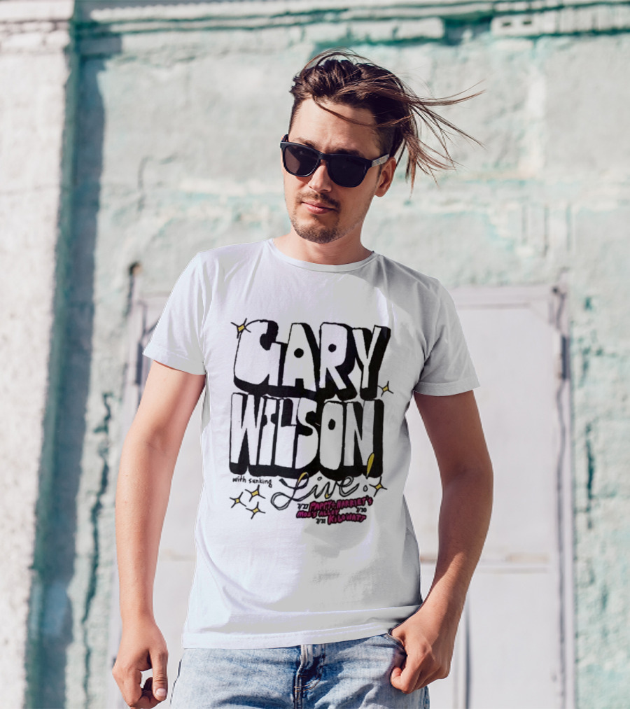 Gary Wilson Live With Sinking July 2024 Pappy And Harriet's Moss Alley Kilowatt T-Shirt