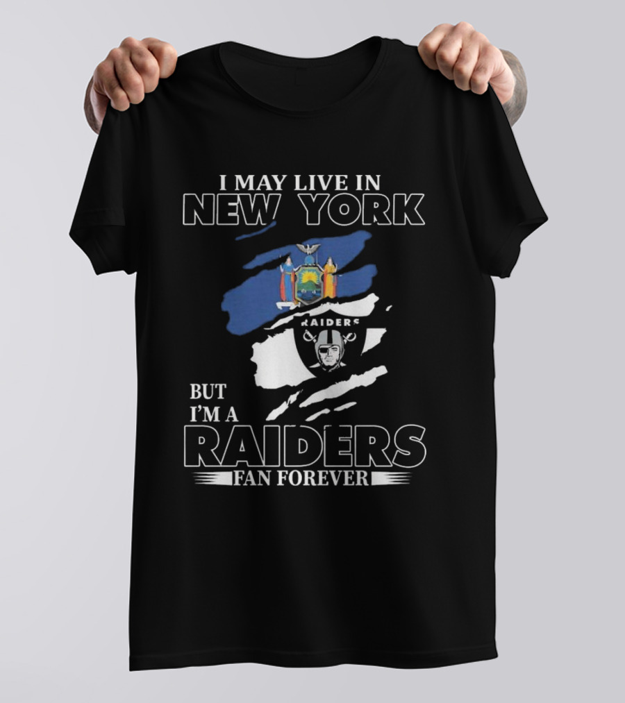 New York Resident Las Vegas Raiders Fan Forever Commitment T-Shirt