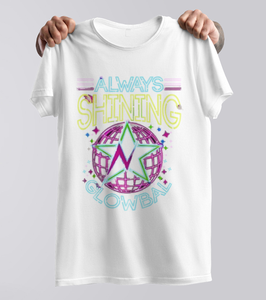 Always Shining Glowbal Naomi WWE Royal Rumble T-Shirt
