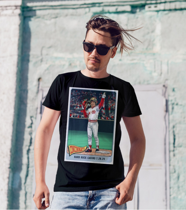 Hard Rock Casino Cincinnati July 20 2024 Baseball Cincinnati Redcaps T-Shirt