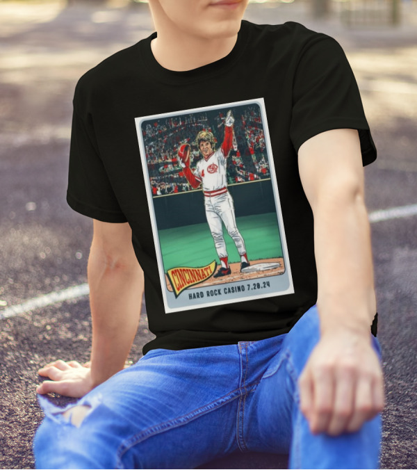 Hard Rock Casino Cincinnati July 20 2024 Baseball Cincinnati Redcaps T-Shirt
