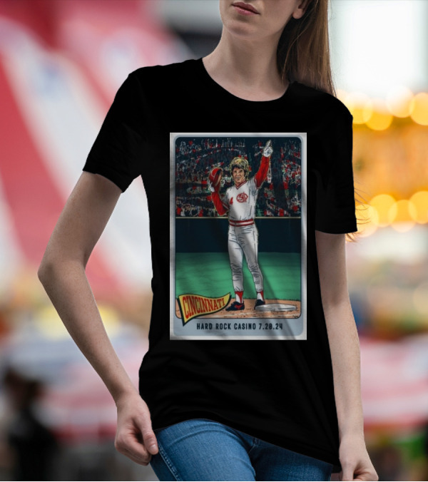 Hard Rock Casino Cincinnati July 20 2024 Baseball Cincinnati Redcaps T-Shirt
