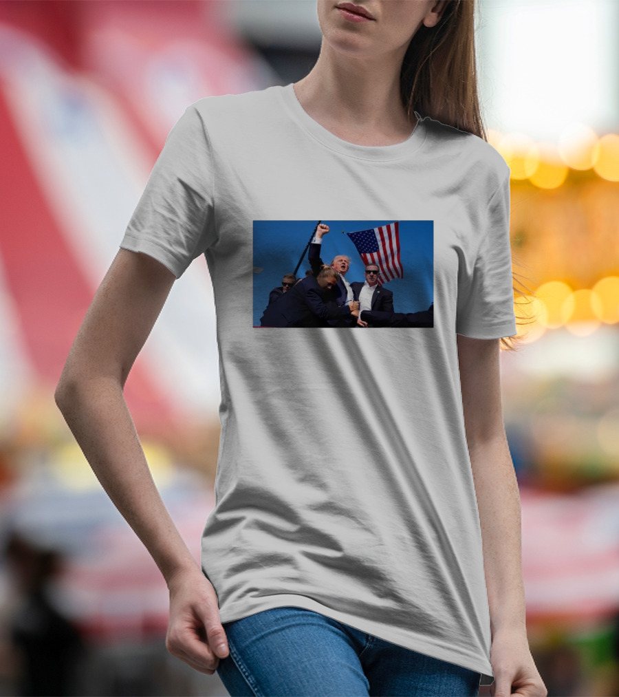 Trump 2024 Arrested Shot Still Fighting Make America Great Again Fight T-Shirt