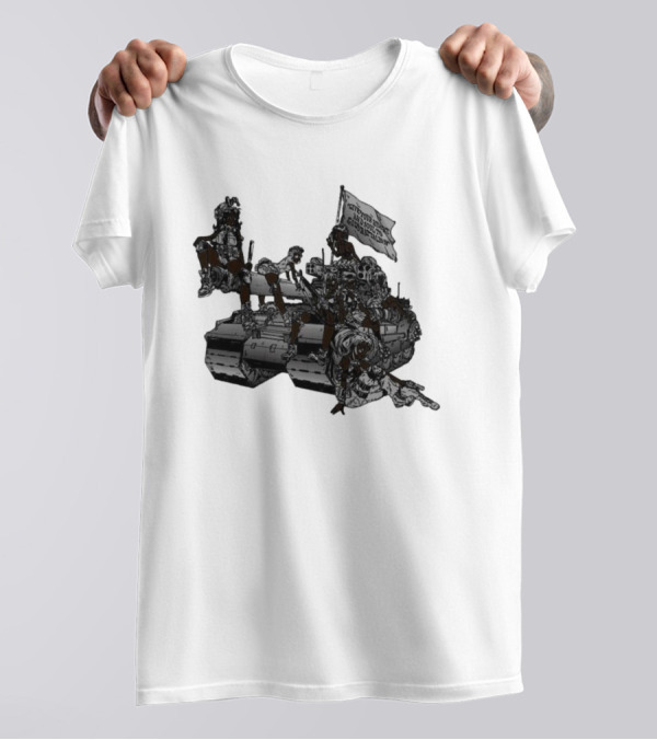 God God's Battalion Cloud White Ebony Battalion Tank T-Shirt