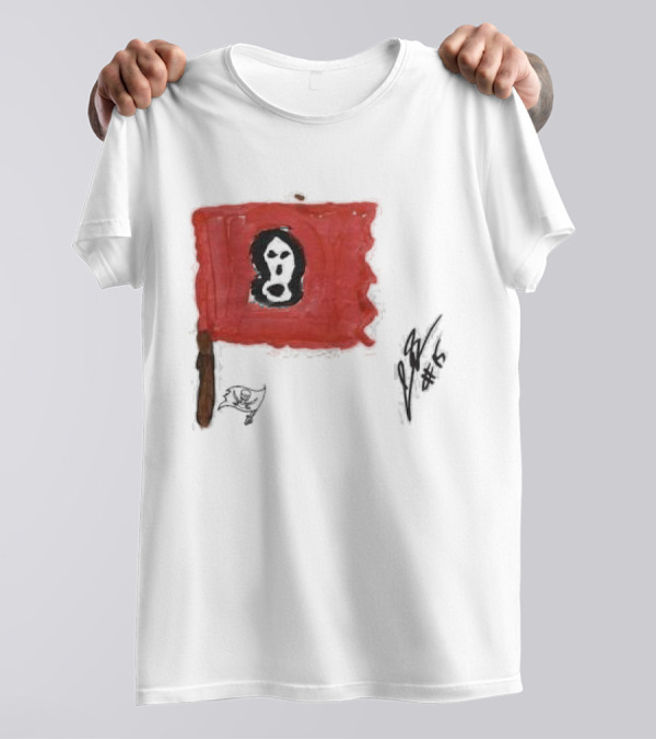 Jalen McMillan Tampa Bay Buccaneers Rookie Ash Paint Tri-Blend T-Shirt