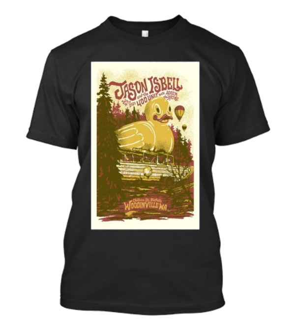 Jason Isbell And The 400 Unit Woodinville July 16-17 2024 Chateau Ste Michelle Featuring Duck T-Shirt