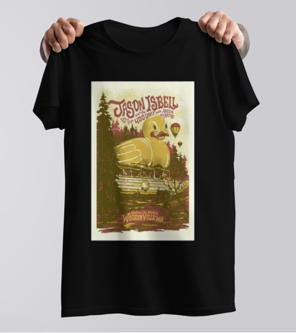 Jason Isbell And The 400 Unit Woodinville July 16-17 2024 Chateau Ste Michelle Featuring Duck T-Shirt