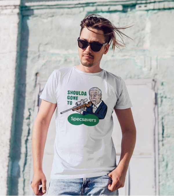 Shoulda Gone To Specsavers Joe Snipen Sniper T-Shirt