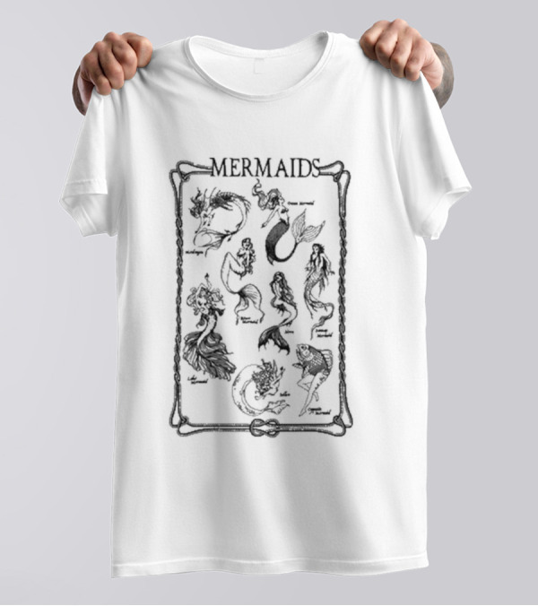 Lostoceanswim Mermaid Variants Ocean Creatures Siren Lore T-Shirt