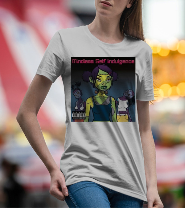 Mindless Self Indulgence Explicit Content Animated Zombie Characters T-Shirt