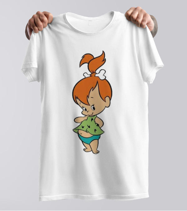 Originalkid Hanna Barbera Pebbles Flintstone Iconic Character T-Shirt