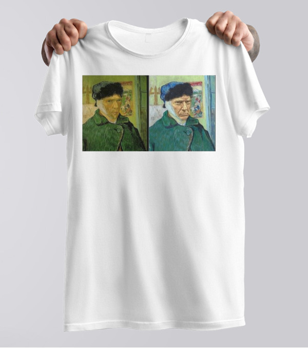 Trump Van Gogh Ear Bandaged Coat T-Shirt