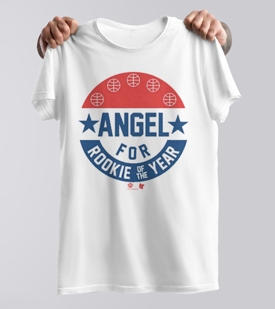 Angel Reese Basketball Icon With Stars And Rookie Of The Year Message T-Shirt
