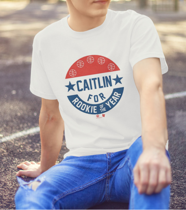 Caitlin For Rookie Of The Year Basketball Stars T-Shirt