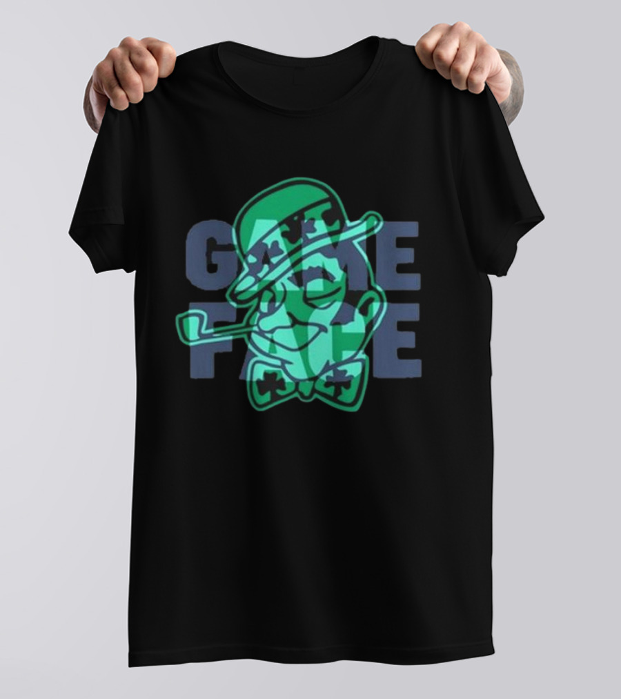 Celtics Game Face 7 Lucky Leprechaun T-Shirt