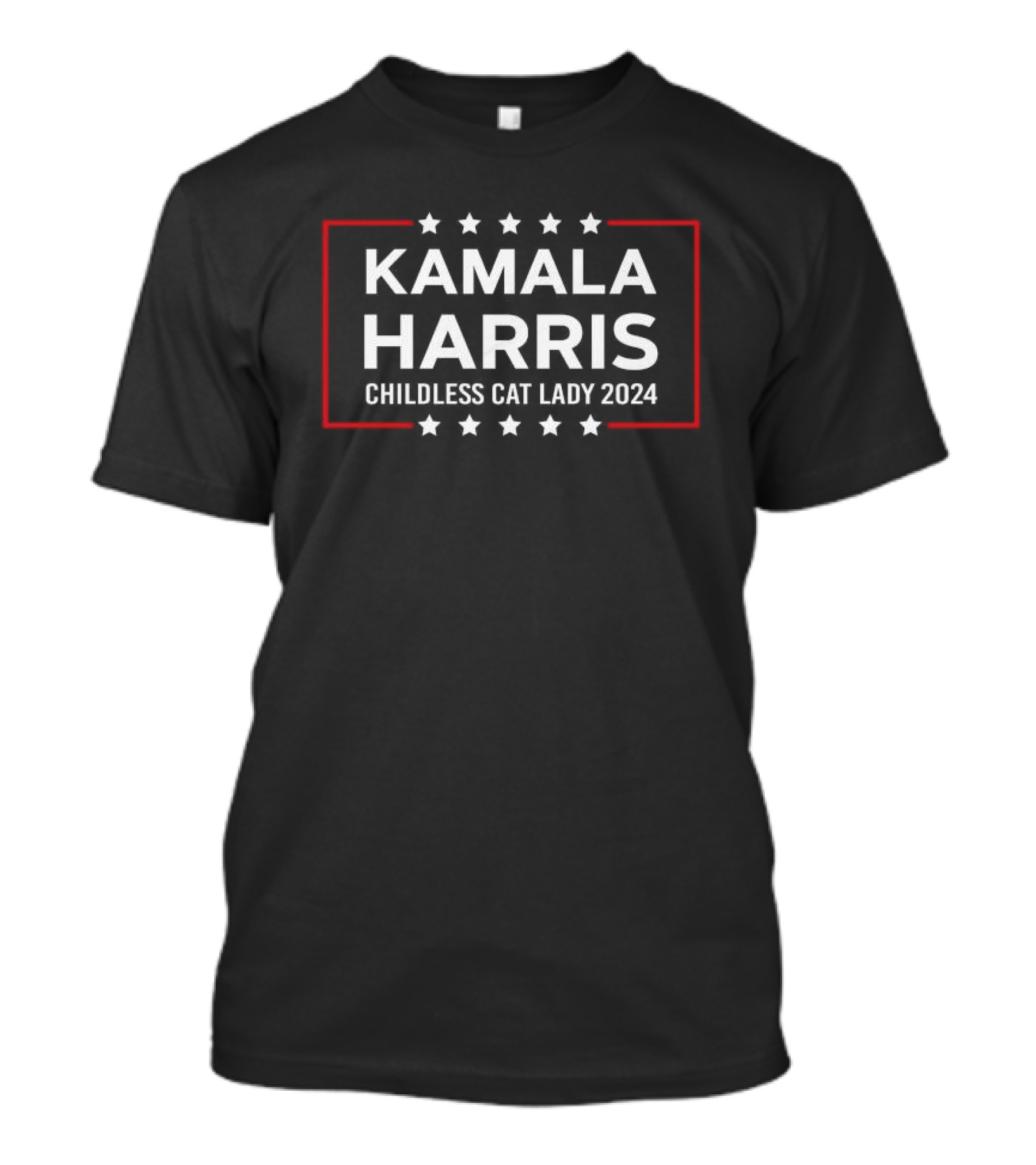 Kamala Harris Childless Cat Lady 2024 T-Shirt