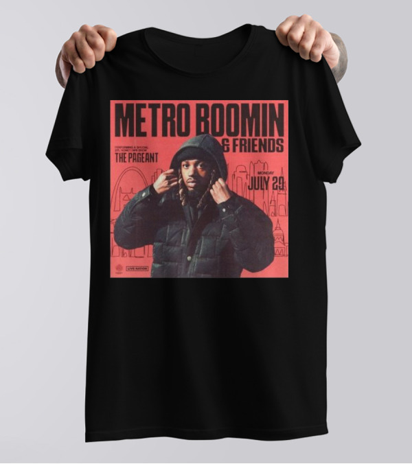 Metro Boomin And Friends Live At The Pageant Saint Louis July 29 T-Shirt