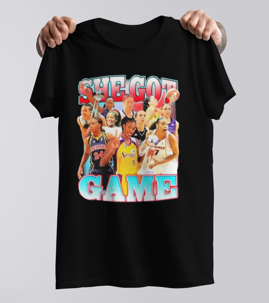 She Got Game Basketball Legends T-Shirt
