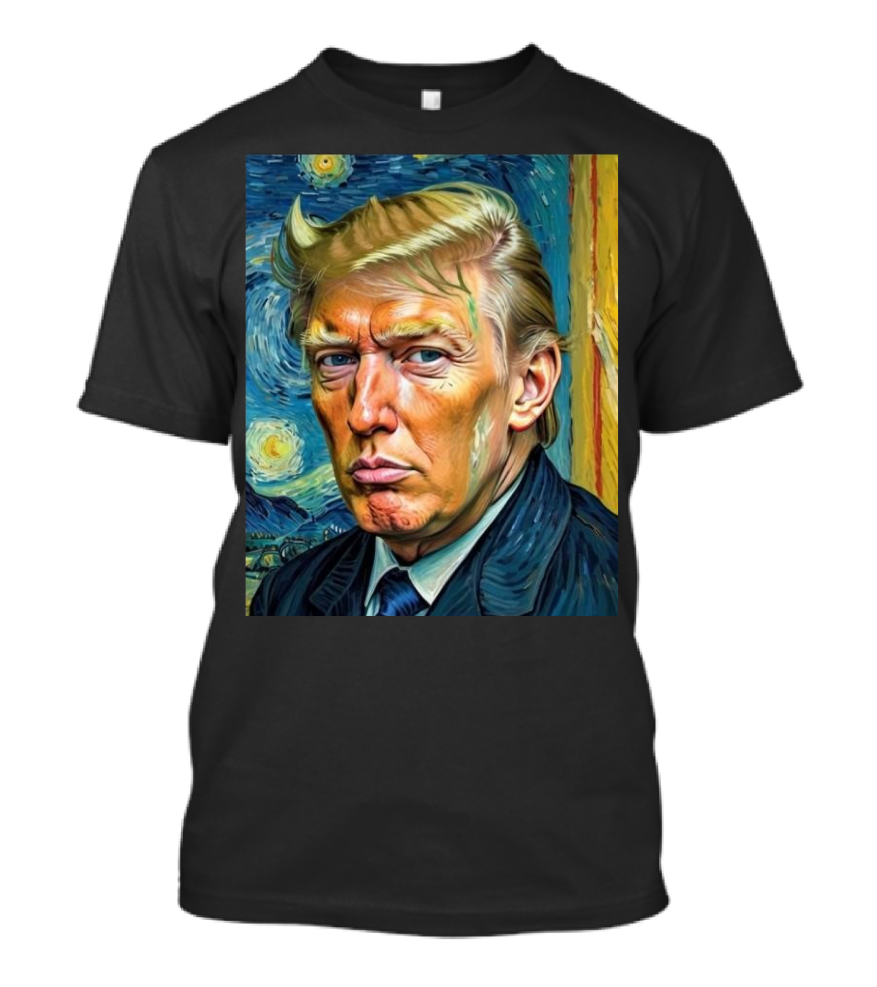 Van Gogh Style Trump Starry Night T-Shirt